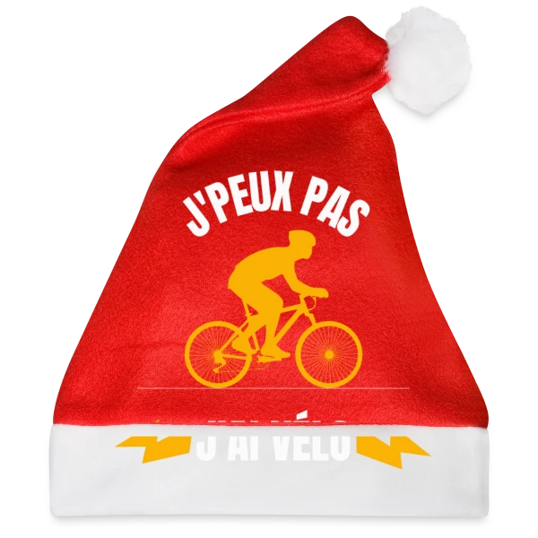 Maquette de Je Peux Pas J'ai Vélo à personnaliser