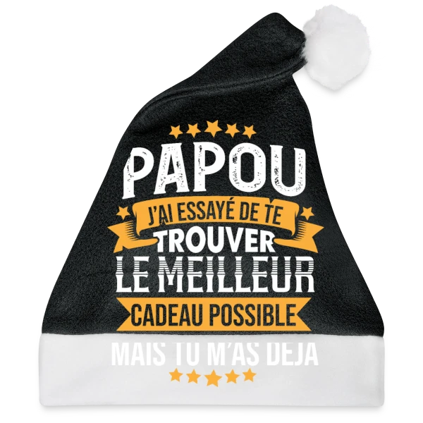 Maquette de Papou Humour - Tu m'as déjà comme cadeau à personnaliser