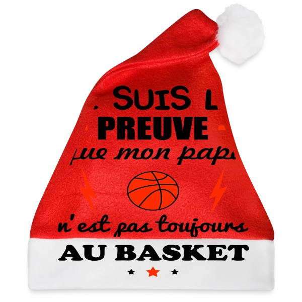 Maquette de La Preuve que Papa ne fait pas QUE du Basket à personnaliser