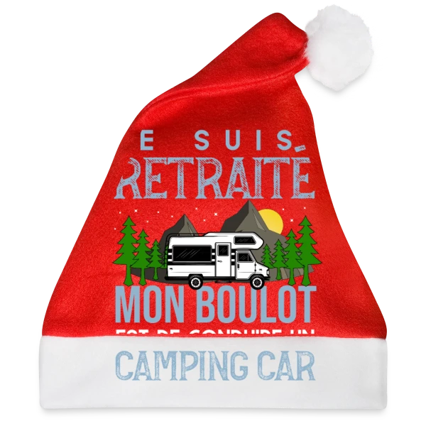 Maquette de Retraité Humour - Mon Boulot : Conduire un Camping-Car à personnaliser