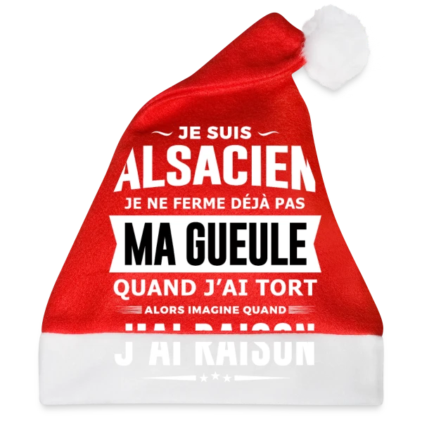 Maquette de Alsacien Je Ferme Pas Ma Gueule à personnaliser