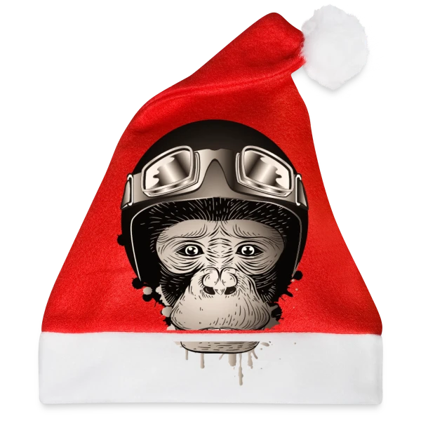 Maquette de Chimpanzé Motard Rétro – L'Aventure à Deux Roues à personnaliser