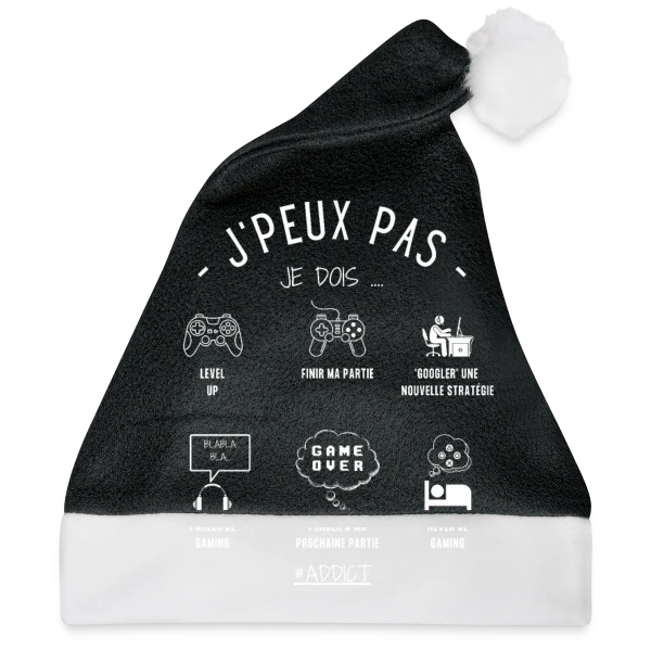 Maquette de Humour Geek: 'J'peux pas, j'dois gamer' à personnaliser