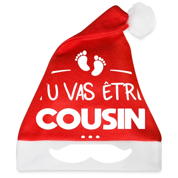 Maquette de Annonce Grossesse "Tu vas être cousin" à personnaliser
