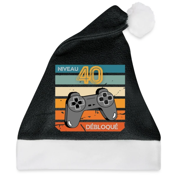 Maquette de Anniversaire 40 Ans Gamer Niveau 40 Humour à personnaliser