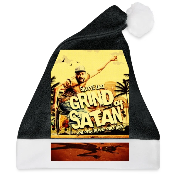 Maquette de Skate Satanique Vintage & Humour à personnaliser