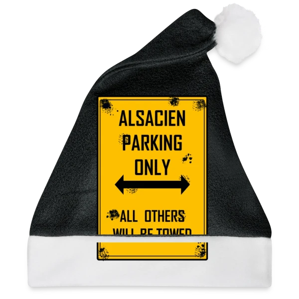 Maquette de Alsacien Parking Only à personnaliser