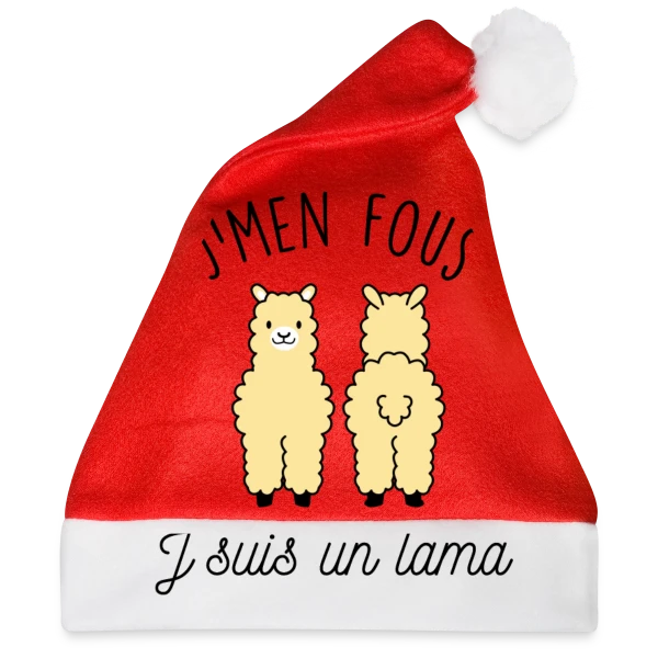 Maquette de "J'men fous j'suis un lama" - Humour Décalé à personnaliser