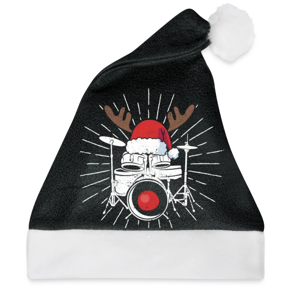 Batterie Pyjama Noël Festif sur Bonnet de Noël