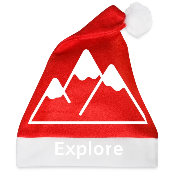Maquette de Montagnes Minimalistes Explore à personnaliser