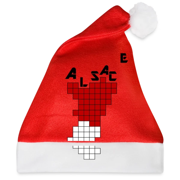 Maquette de Alsace Pixel Art - Humour Rétrogaming à personnaliser
