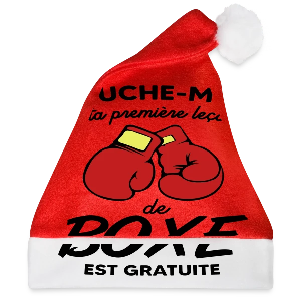 Maquette de Touche-Moi et Ta Leçon de Boxe Est Gratuite ! Humour à personnaliser