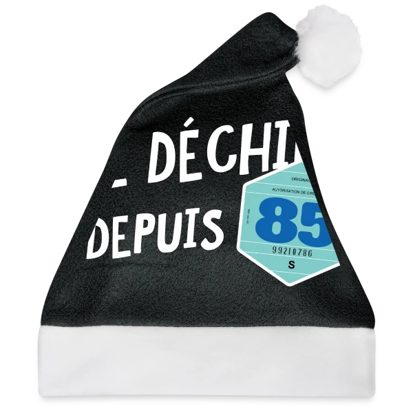 Je déchire depuis 85 - Style Vignette Auto Rétro Vintage sur Bonnet de Noël