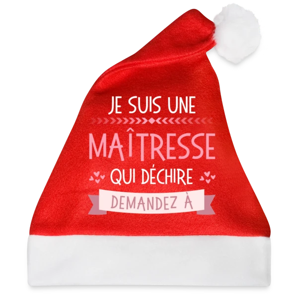 Maquette de Maîtresse qui Déchire Personnalisable - Idée Cadeau Fin d'Année à personnaliser