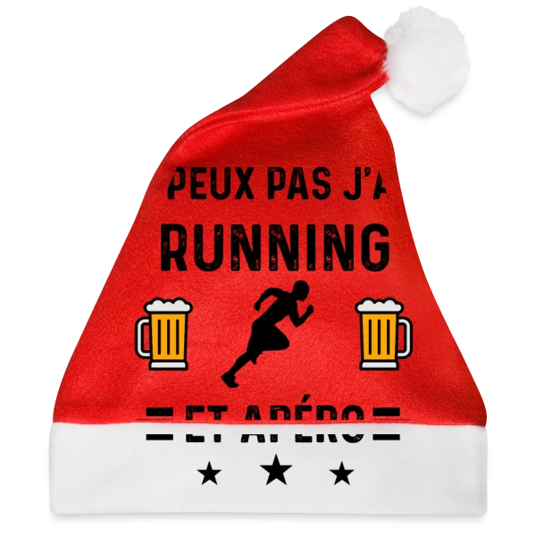 Maquette de Je Peux Pas J'ai Running Apéro à personnaliser