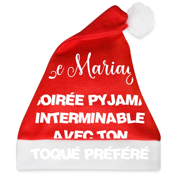 Maquette de Mariage : Soirée Pyjama avec Ton Toqué Préféré à personnaliser