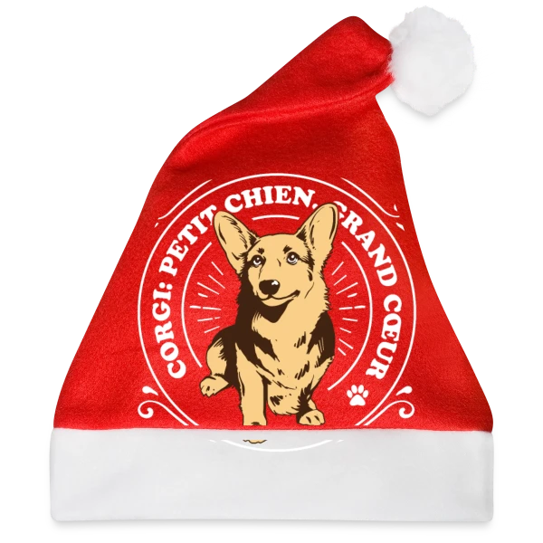 Maquette de Corgi: Petit Chien, Grand Cœur - Amour Canin à personnaliser
