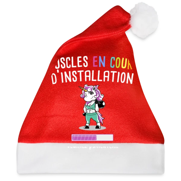 Maquette de Muscles en Cours : Licorne Fitness Humour - Cadeau Sportif à personnaliser