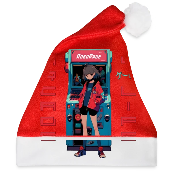 Maquette de Fille Anime Gaming - Arcade 4 Life à personnaliser