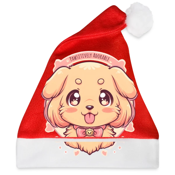 Maquette de Chiot Golden Retriever Adorable et Kawaii à personnaliser