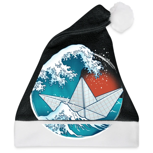 Maquette de Bateau Origami dans la tempête à personnaliser