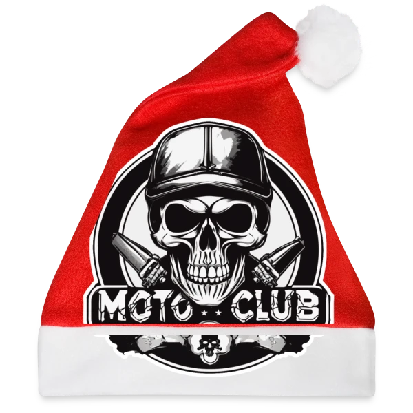 Maquette de Tête de Mort Motard Rétro – Club Moto à personnaliser