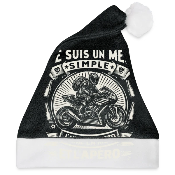 Maquette de Humour Moto & Apéro - Pour Mec Simple à personnaliser