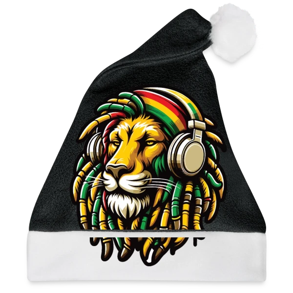 Maquette de Lion Rasta Musique à personnaliser