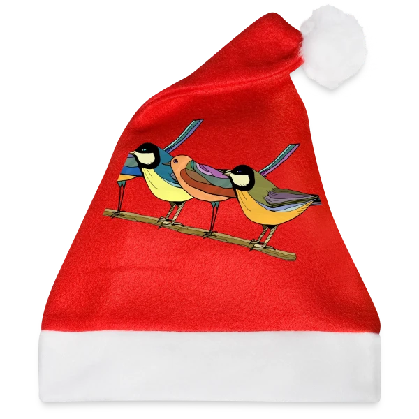 Maquette de Quatre Oiseaux Colorés à personnaliser
