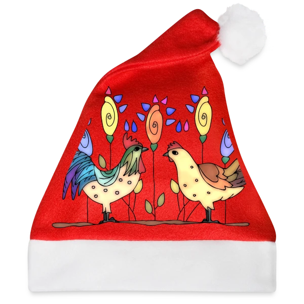 Maquette de Duo Fermier Coq & Poule à personnaliser