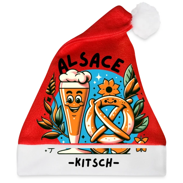 Maquette de Alsace Kitsch Bière Bretzel à personnaliser