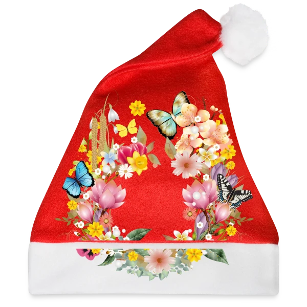 Maquette de Éclosion Printanière : Fleurs et Papillons Colorés à personnaliser