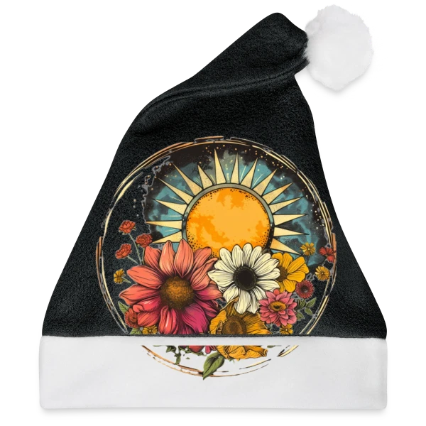 Maquette de Soleil Floral Bohème à personnaliser