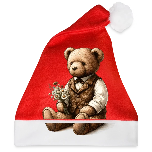 Maquette de Teddy Vintage Fleuri: Douce Nostalgie à personnaliser