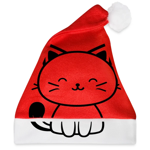 Maquette de Chaton Kawaii Souriant à personnaliser