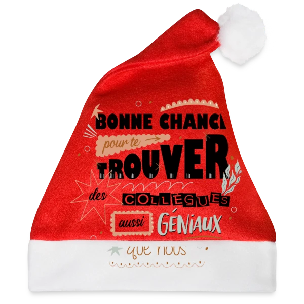 Maquette de Humour Départ Collègues : "Bonne Chance Pour Trouver Mieux !" à personnaliser