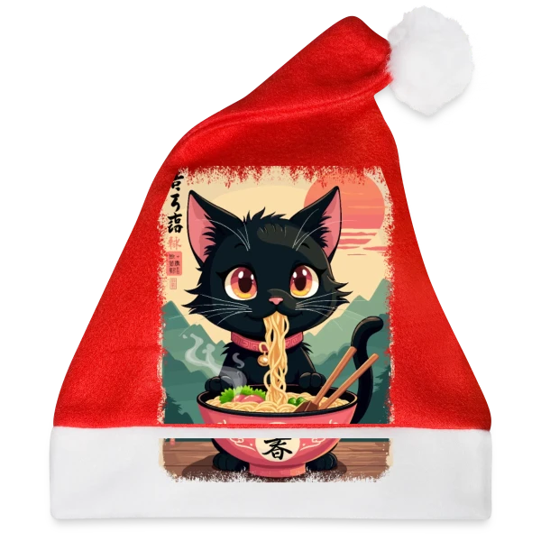 Maquette de Chat Kawaii Ramen à personnaliser