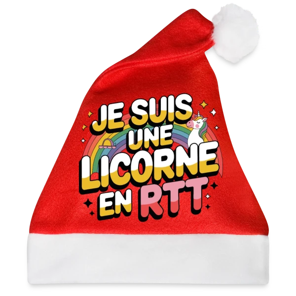 Maquette de Licorne en RTT Arc-en-ciel à personnaliser