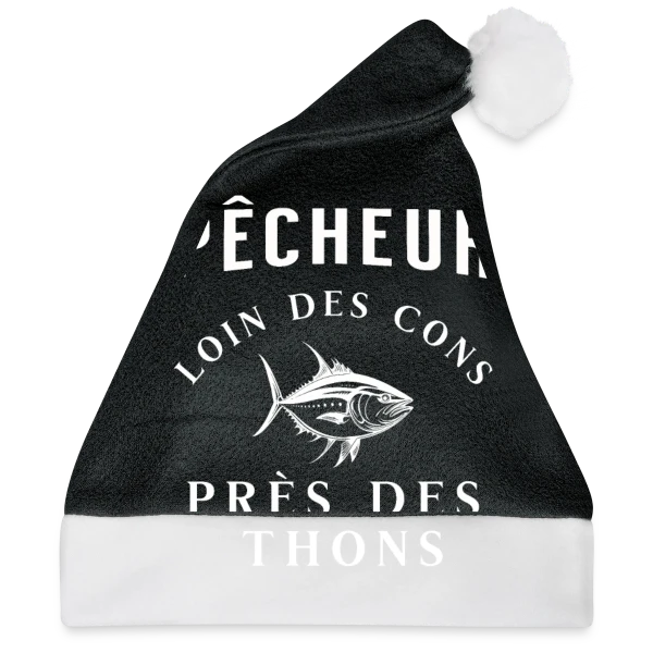 Maquette de Pêcheur Loin Des Cons Près Des Thons - Humour à personnaliser