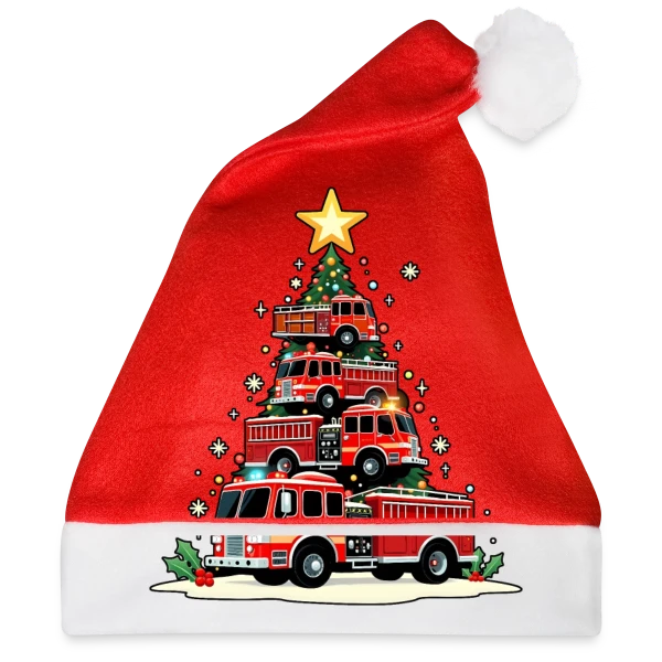 Maquette de Camion de Pompiers Rigolo - Noël Enchanté à personnaliser