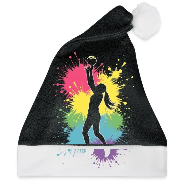 Maquette de Passion Volley-ball Féminin - Joueuse avec Cœur à personnaliser