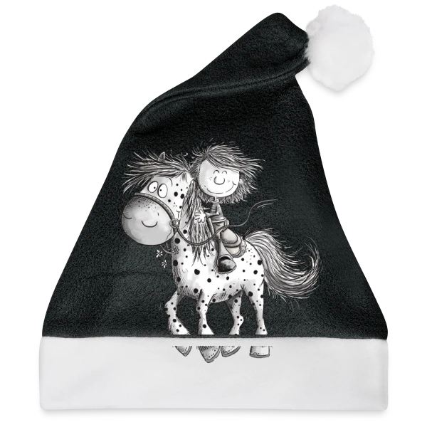 Maquette de Cheval et cavalier rigolos - Dessin animé à personnaliser