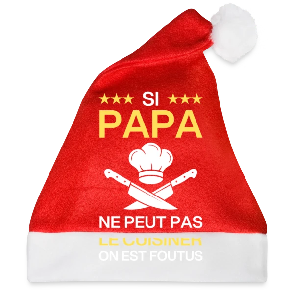 Maquette de Humour Papa Cuisinier - On est foutus ! à personnaliser