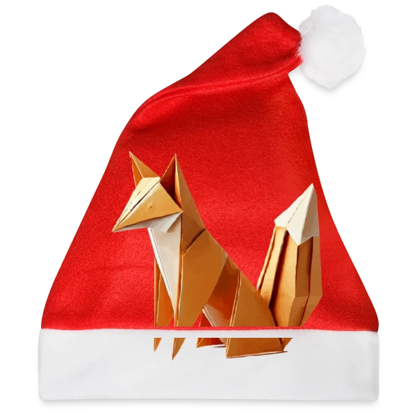 Maquette de Renard Origami Géométrique à personnaliser