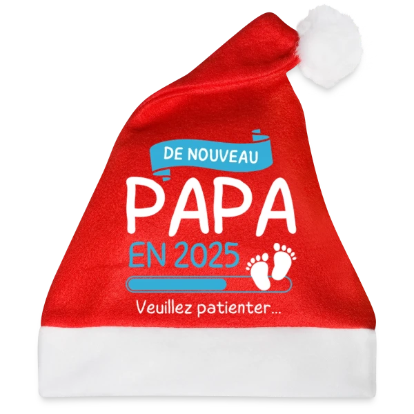 Maquette de 'De Nouveau Papa en 2025' ? Annonce de Grossesse Originale à personnaliser