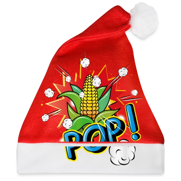 Maquette de Maïs Pop Art Pétillant & Popcorn Volant à personnaliser