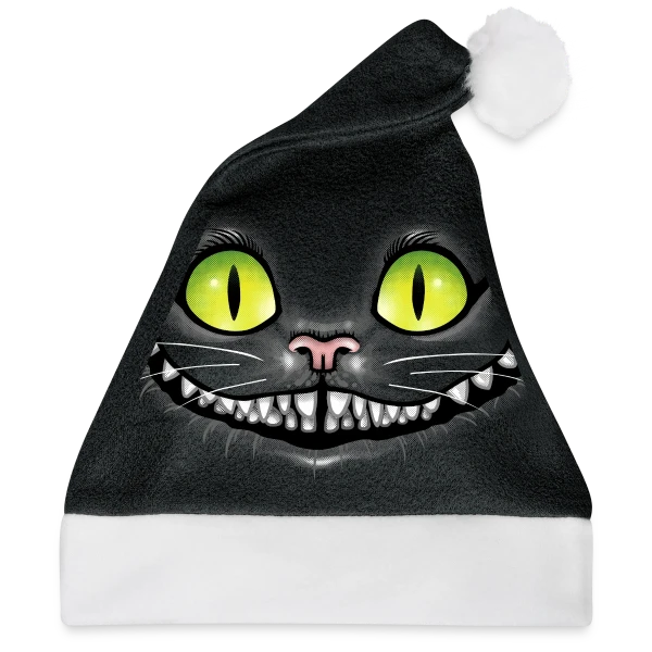 Maquette de Chat Noir Sourit dans le Noir à personnaliser