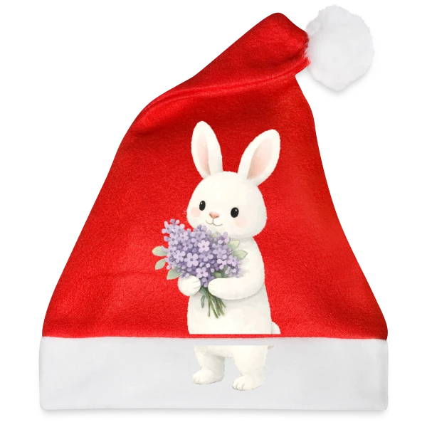 Maquette de Lapin dans les Lilas - Douceur Printanière à personnaliser