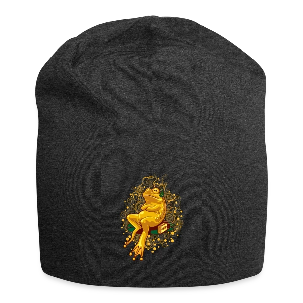 Grenouille Relax : Mode Cassette sur Bonnet en jersey