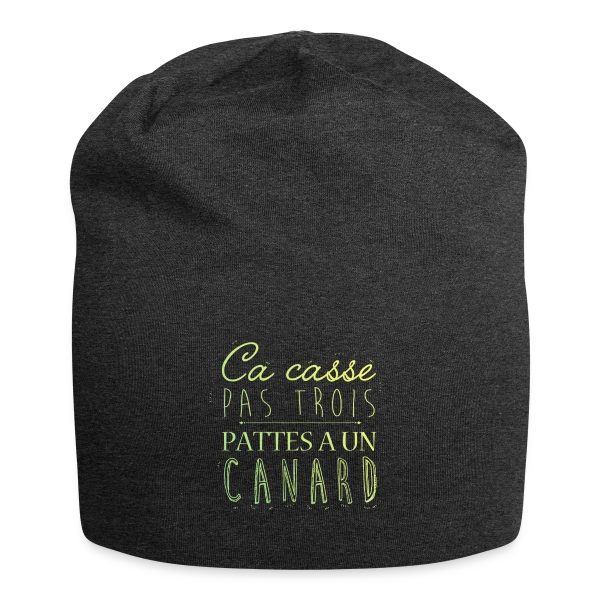 Ça Casse Pas Trois Pattes sur Bonnet en jersey